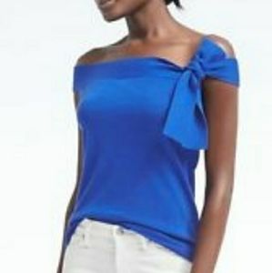 Merino wool off the shoulder sweater